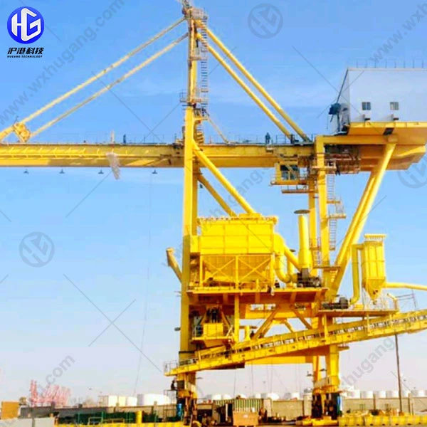 Descargador de barcos tipo agarre